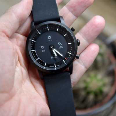 The Minimalist Two-Hand Black Leather Watch - FS5447 - Fossil
