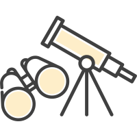 Binoculars and telescopes